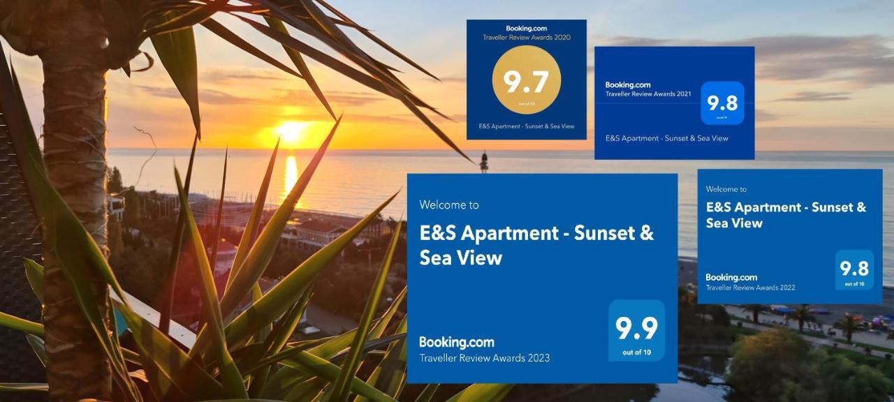 E&S Apartment - Sunset & Sea View Batumi Exterior foto